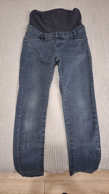 одежда для беременных и кормящих: Джинсы, Скинни, Высокая талия, Стрейч, S — 1