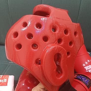 Перчатки: Комплект защиты и экипировки для кикбоксинга/каратэ/ тхеквондо — 3