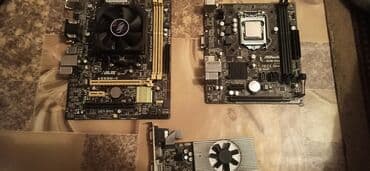 Продаю бу комплектующие Рабочий мать Amd a8 6600k 4 ядра 4 потока с