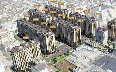 Квартира в ЖК Ihlas-Jal, блок Г, этаж 4й, 87,88м2 - Планировка: 3