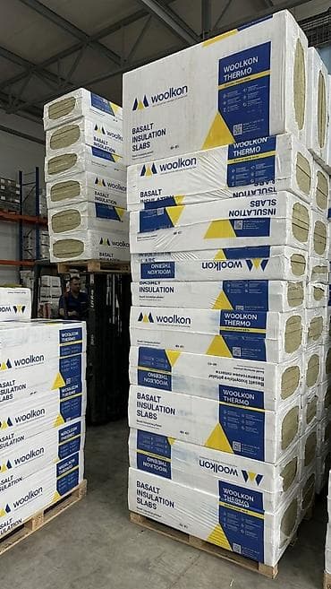 БАЗАЛЬТ WOOLKON 100пл 5см 5,04м² 🔥🔥 качество 💣💣💣 размер 120*60. есть