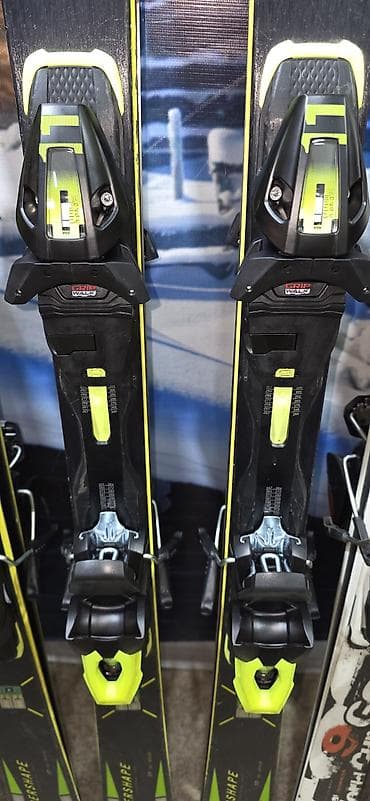 санки на трех лыжах: Для подготовленных склонов, С креплениями, Б/у — 2