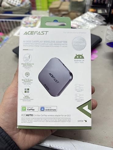 компресор для авто: ACEFAST AI Box – беспроводной адаптер для CarPlay и Android Auto - — 1