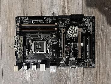 Настольные ПК и комплектующие: Материнская плата для ПК, Б/у, Gigabyte, LGA1151, Micro-ATX — 1