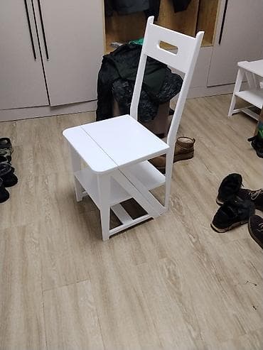 Трансформер «стул-стремянка» 2-в-1 - Многофункциональная мебель: в