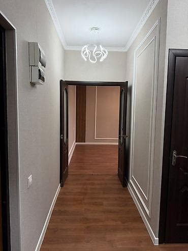 Квартиры: 2 комнаты, 67 м², 106 серия улучшенная, Кок-Жар мкр 106 серия улучшенная, 2 этаж, Евроремонт — 3