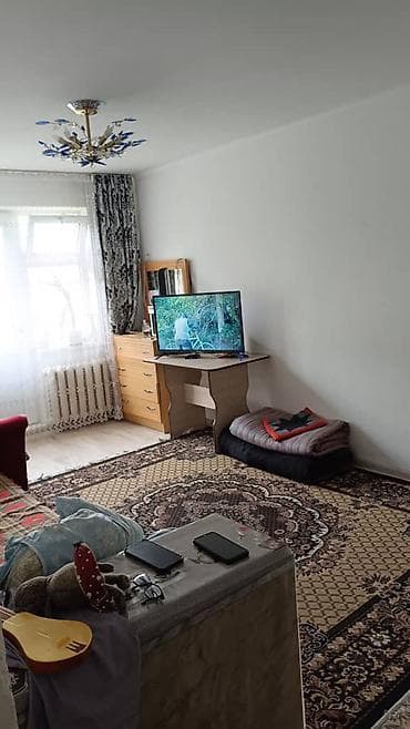2 комнаты, 43 м², 104 серия, 7 мкр 104 серия, 4 этаж, Евроремонт — 1