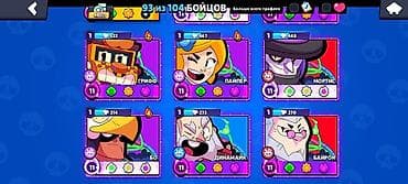 нинтендо: Аккаунт Brawl Stars Основные параметры: - Путь к славе: 49 177 — 4