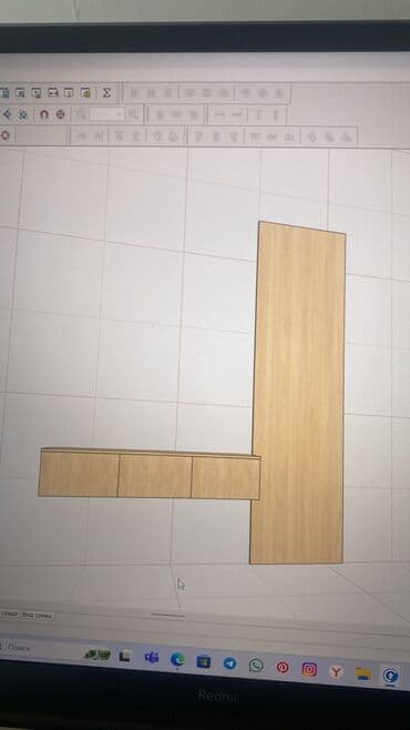 кухный шкаф: Кухонный гарнитур, цвет - Белый — 23