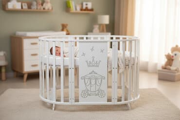 бу кровать: Детская кровать трансформер, Б/у, Кровать-стол — 1