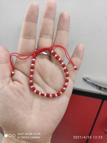 свадебные платья от производителя: Очень красивый Браслет с камнями под гранат Красный нить Серебро 925 — 4