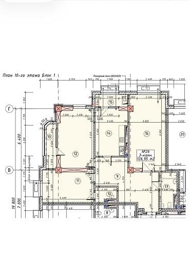 жк олокон фото: 3 комнаты, 122 м², Элитка, Асанбай мкр Элитка, 16 этаж, ПСО (под самоотделку) — 5