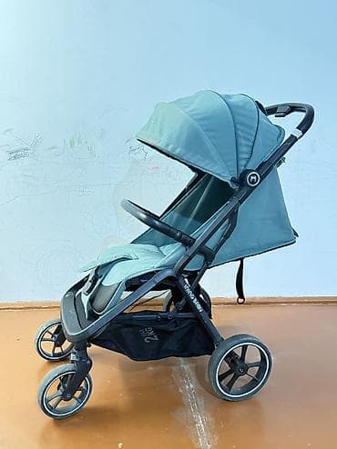 Прогулочная коляска ining Baby (надпись на раме) в бирюзово-зелёном