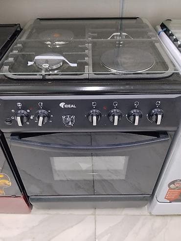 Компрессорлор: Газовая плита IDEAL с духовкой и комбинированной варочной — 1