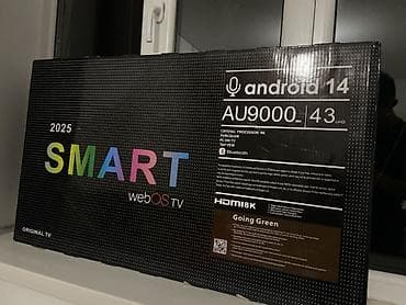 телевизор жидкокристаллический: Продается:Смарт-телевизор AU9000, 43" UHD Цена договорная Телевизор — 1