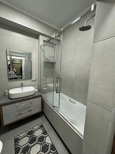 flat osh: Студия, Агентство недвижимости, Парам без детей, от 6 месяцев, С мебелью полностью — 8