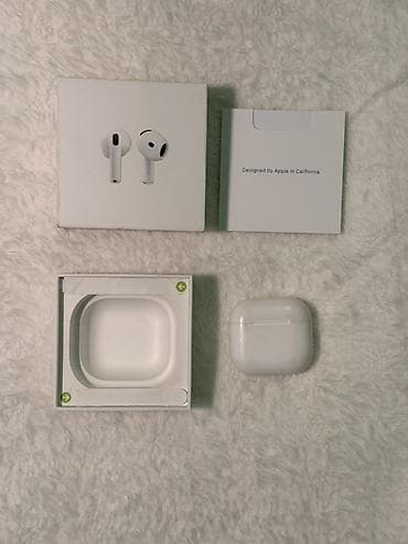 m audio: Оригинал Apple AirPods 4 кейс, версия без шумоподавления. Наушники — 1