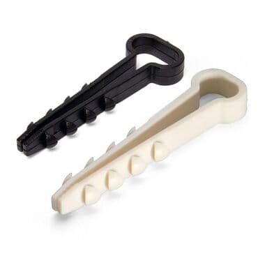 купить выжигатель по дереву: КВТ - Дюбель хомут ДХП 8–5, белого и черного цвета, в упаковке по — 1