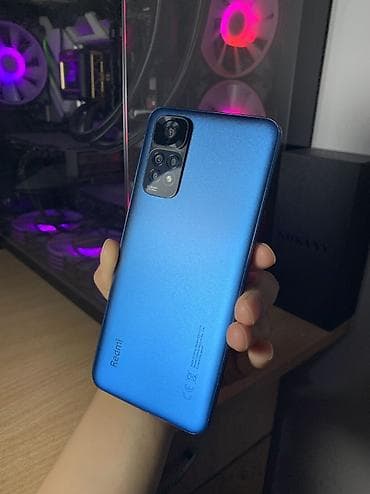 xiaomi redmi note 12 цена в бишкеке: Redmi, Redmi Note 11, Б/у, 128 ГБ, цвет - Голубой, 2 SIM — 1