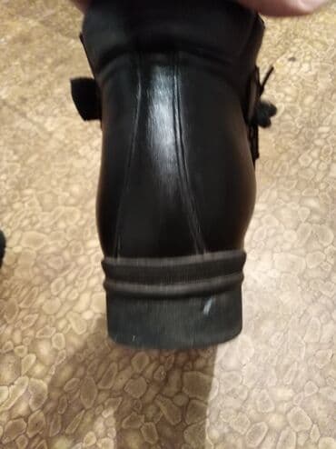 обувь ручной работы: Эркектердин ботинкеси, 39, 4F, Колдонулган, түсү - Кара, Өзү алып кетүү — 3