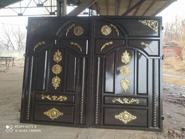 Дизайн, проектирование: Ворота ворота ворота навес фермы решетка топчаны оградки все — 13