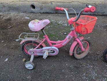 детский велосипед univega 200: Детский велосипед, 4-колесный, 3 - 4 года, Для девочки, Б/у — 3