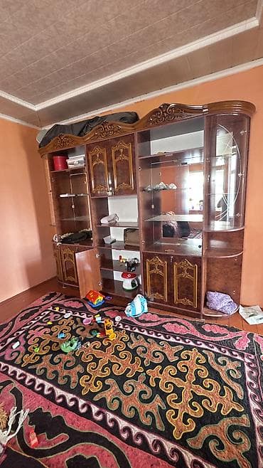 спальня мишок: Гарнитур для зала, Шкаф, МДФ, цвет - Коричневый — 10