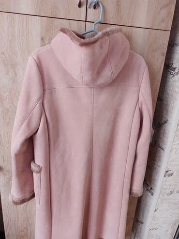 нежный: Продам дубленку, размер 46-48, нежно розового цвета( пудрового) — 2