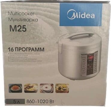 тесто: Мултиварка MIDEA M25 Описание ﻿﻿мощность - 860 Вт; ﻿﻿объем чаши - 5 — 3
