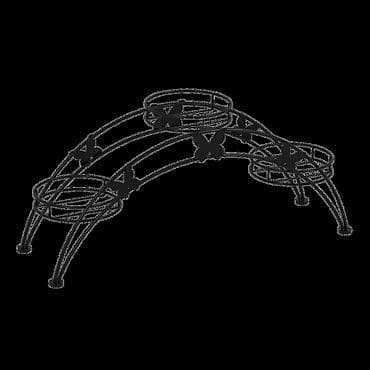 рейлы для одежды: ПОДСТАВКА ДЛЯ ЦВЕТОВ "АРКА 3" Отличительные особенности: - надежная — 2