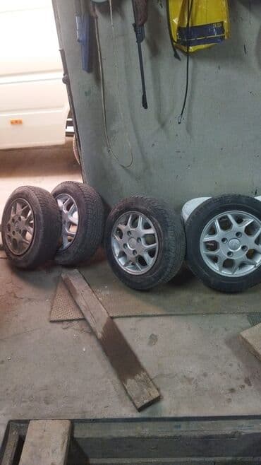 бу шины бишкек: Литые Диски R 13 Chevrolet, Комплект, отверстий - 4, Б/у — 1