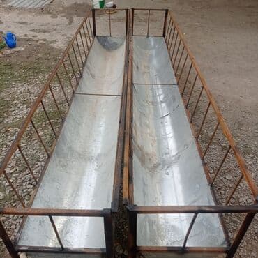 продажа щенков немецкой овчарки с документами в бишкеке: Кормушка для крупного рогатого скота/овец - Двухсекционная длинная — 3