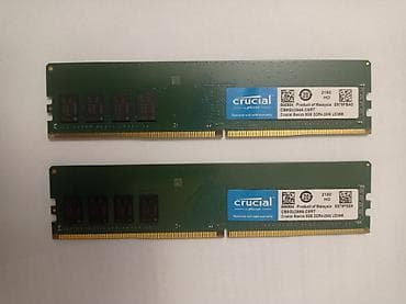Оперативдик эс-тутум, Колдонулган, Crucial, 16 ГБ, DDR4, 2666 МГц