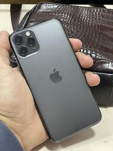 IPhone 11 Pro, Б/у, 64 ГБ, Space Gray, Чехол, 85 %