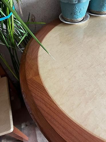 Стол жана отургуч комплекттери: Ашкана үстөлү жана отургуч, түсү - Саргыч боз — 2