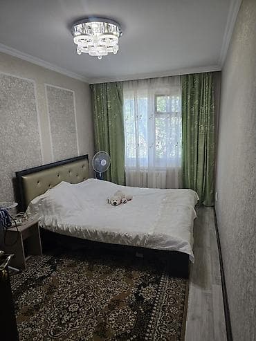 flat osh: 3 комнаты, 56 м², 4 этаж, Старый ремонт — 6