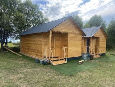 продается дом биримдик кут: Коттедж, КЕРЕМЕТСУУ Ананьево, Унаа токтотуучу жай, унаа туруучу жай, Коргоодогу аймак, Бассейн — 1