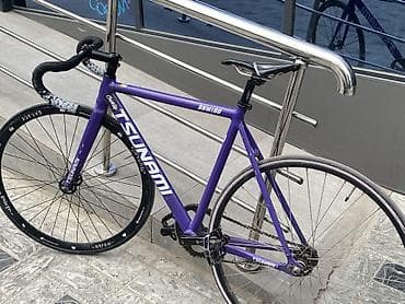 fixed gear: Шоссейный велосипед, Tsunami, Рама M (156 - 178 см), Б/у — 1