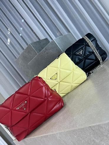 Сумки: Классическая сумка, Prada, Турция, Материал: Экокожа, Стеганая модель, Женские, Новый — 1