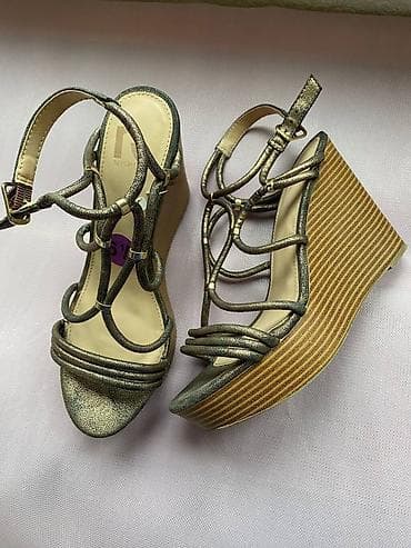 обувь: Женская обувь — 4 пары 1) Босоножки на танкетке Report - Цвет верхa — 1