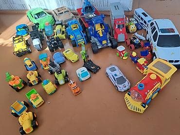 Детская одежда и обувь: Большой набор детских машинок и техники - Тематика: спецтехника — 4