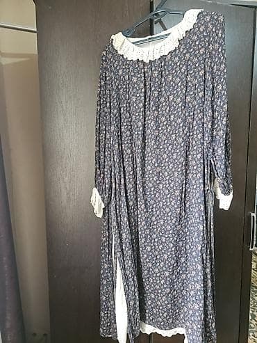 Блузки: Платье в деревенском/винтажном стиле с мелким цветочным принтом. - — 2