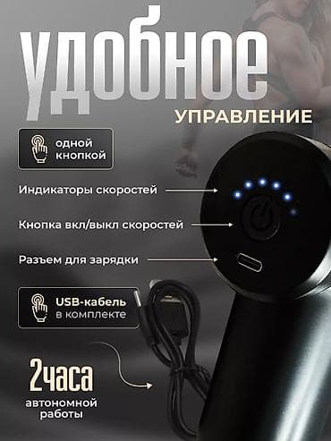 flip 4: Массажер Перкуссионный пистолет, Все тело, Новый — 4