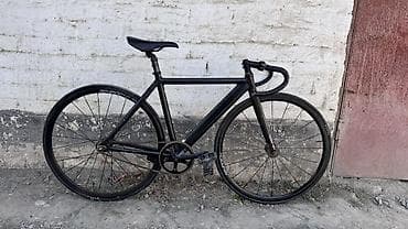 sanata lp: Велосипед в стиле fixed gear/ single speed с лаконичной чёрной рамой и — 2