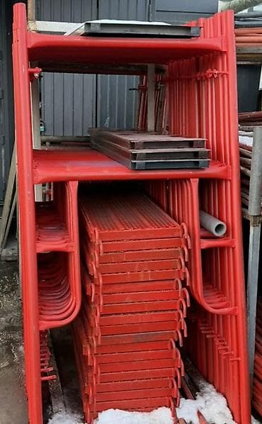 Строительные леса рамные (комплект) - Тип: рамные быстросборные леса at lalafo.kg Строительные леса рамные (комплект) - Тип: рамные быстросборные леса