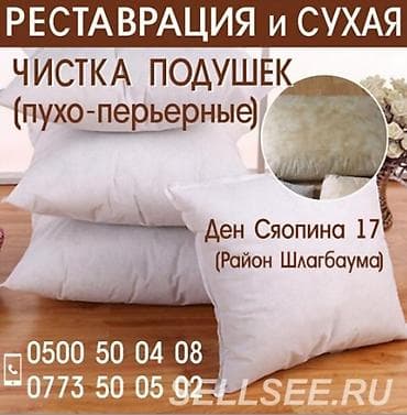 s 63: Химчистка мебели, | Подушки, одеяла — 1