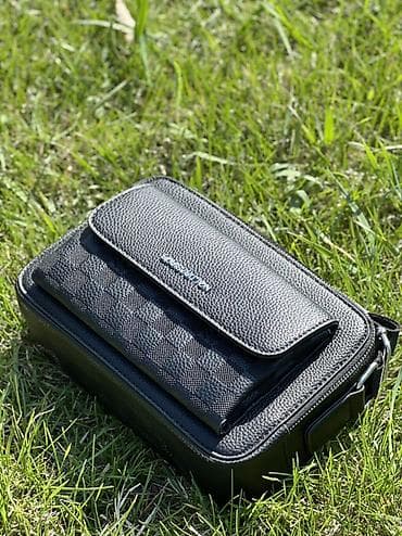 Аксессуарлар: Барсетка, Louis Vuitton, Материалы: Эко булгаары, Магнит илмектер, Сыдырмалуу, Чөнтөктөрү көп, Жаңы — 3