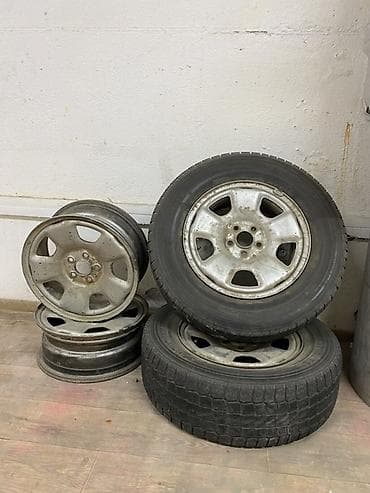 Колеса в сборе R 15, Зима, Комплект, Легковые, Железные, отверстий - 5