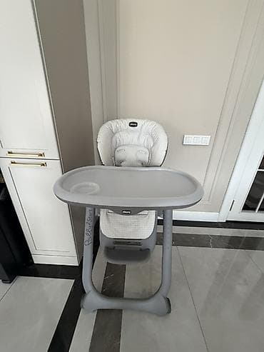 chicco echo: Стульчик для кормления Chicco Polly 2 Start, серый - Регулируемая — 3