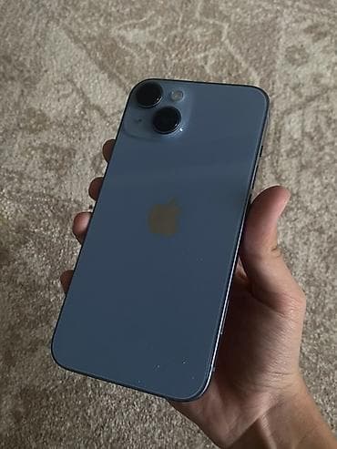 IPhone 14, Б/у, 128 ГБ, Синий, Кабель, 88 %